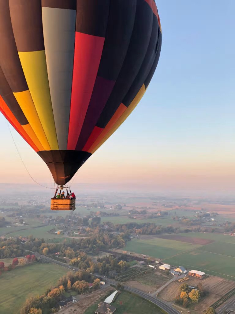Hot air balloon safari